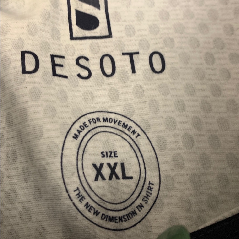 DESOTO Casual Kent Monochrome Geometric Shirt - Picture 6 of 11